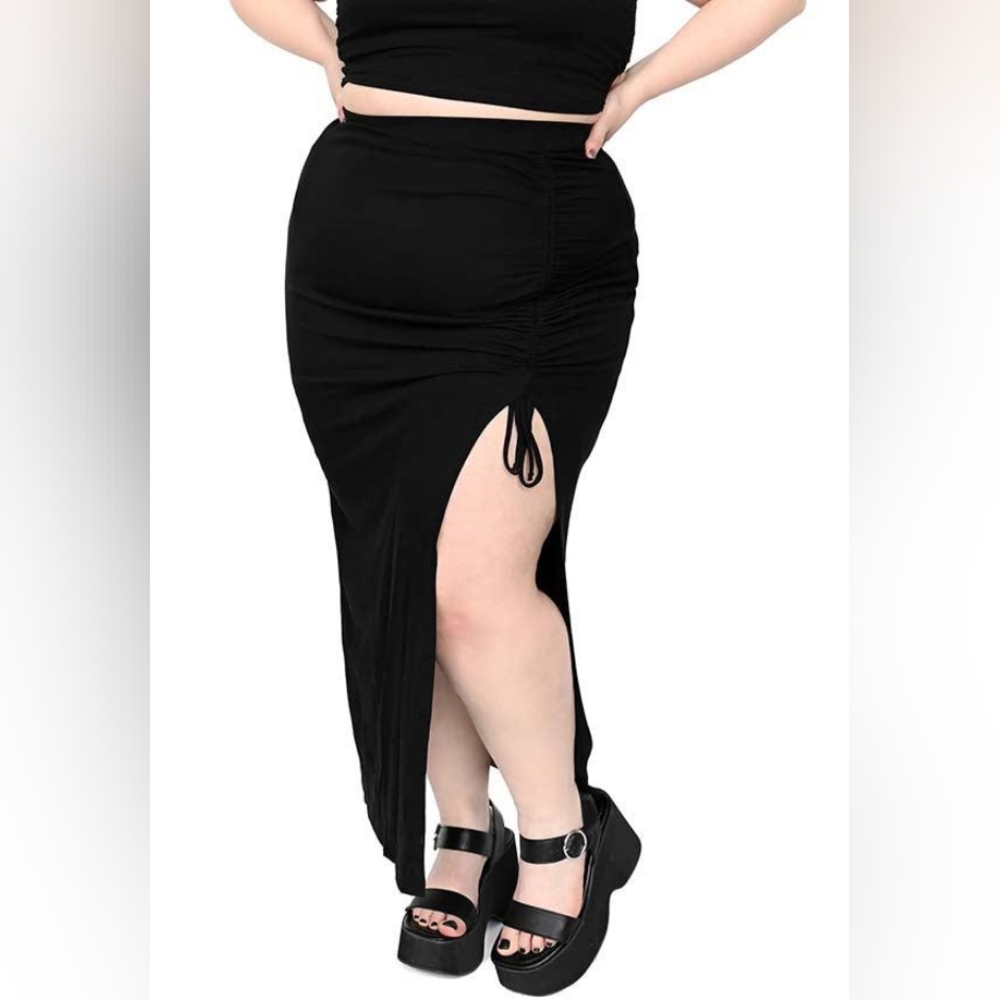 Elegant Black Maxi Skirt